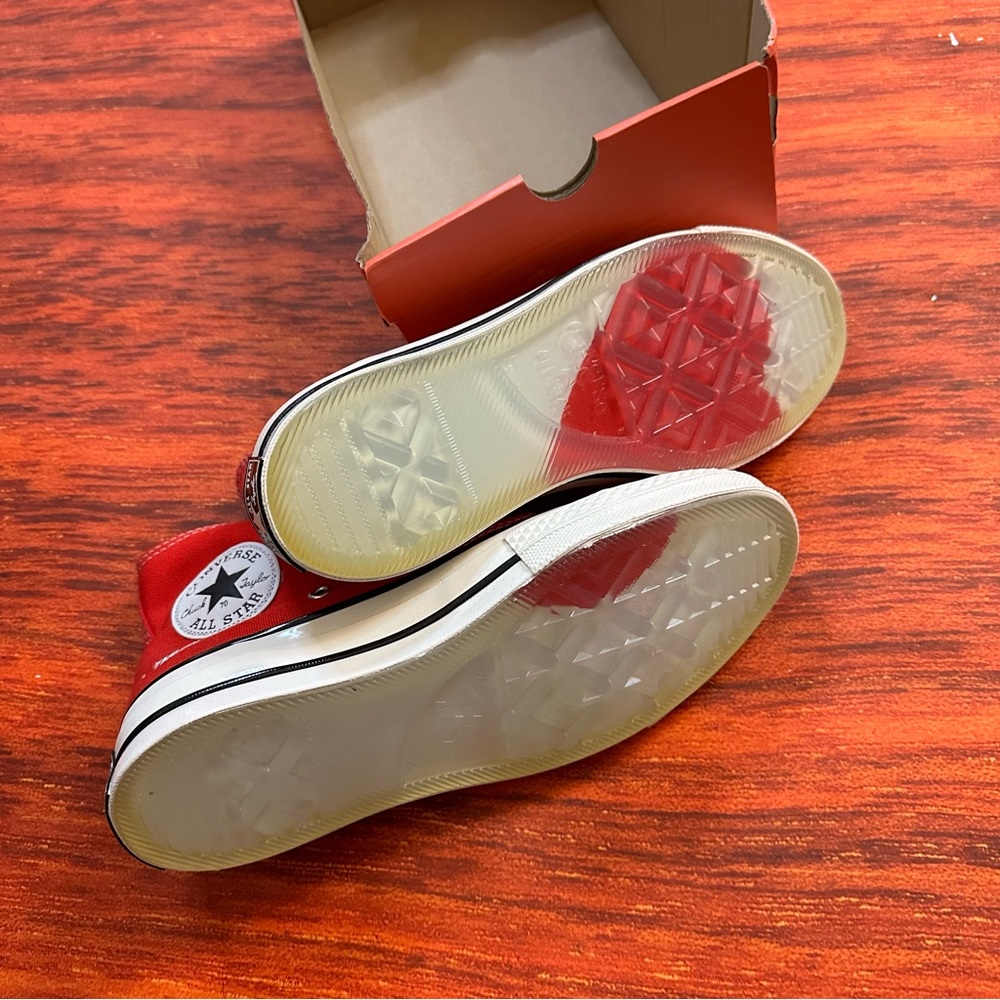 Brand New Converse Chuck Taylor Hi Valentine’s Day “Made With Love” Shoes - Sz 7 - Picture 4 of 7